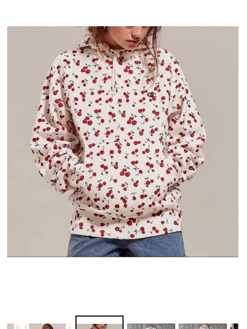 Champion x HVN limited edition Cherries Hoodie